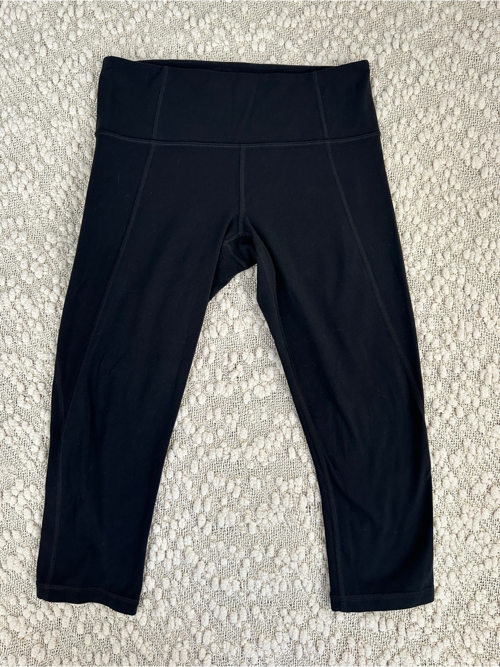 Athleta Black Capri Crop Leggings Size SP Small Petite